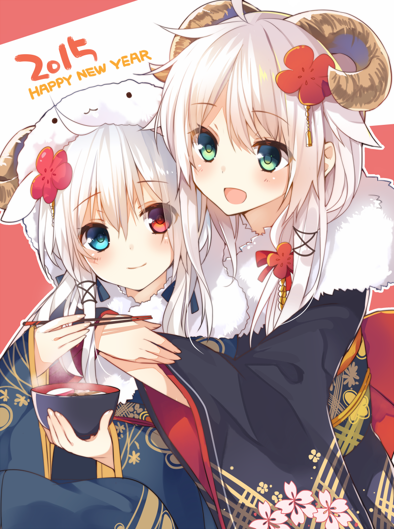 anceril sacred and ciel sacred (original and 1 more) drawn by mishima_kurone