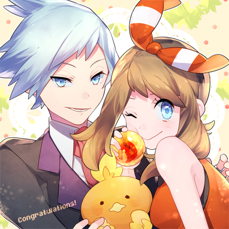 may, torchic, and steven stone (pokemon and 1 more) drawn by mikko_(mim_mikko)