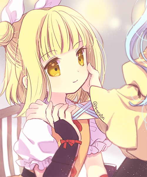 haniyasushin keiki and joutouguu mayumi (touhou) drawn by biyon