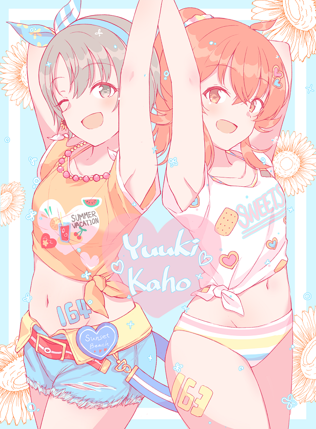 komiya kaho and otokura yuuki (idolmaster and 3 more) drawn by shiitake_taishi
