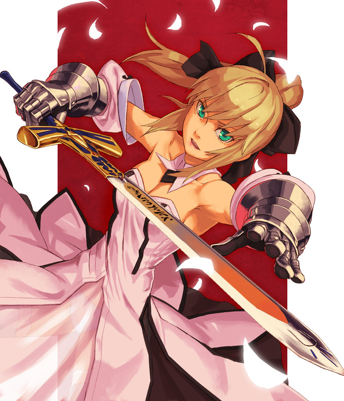 artoria pendragon and saber lily (fate and 1 more) drawn by yuuji_(and)