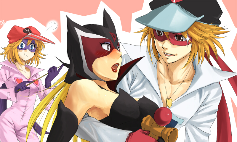 doronjo, kaminari ai, and takada gan (time bokan and 1 more) drawn by shiozaki_shio