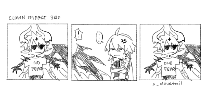 kevin kaslana and su (honkai and 1 more) drawn by s_dovetail
