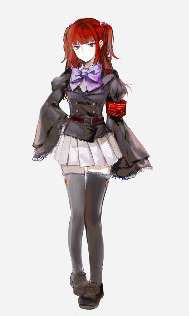 ushiromiya ange (umineko no naku koro ni) drawn by hiko_(nekobako_on)