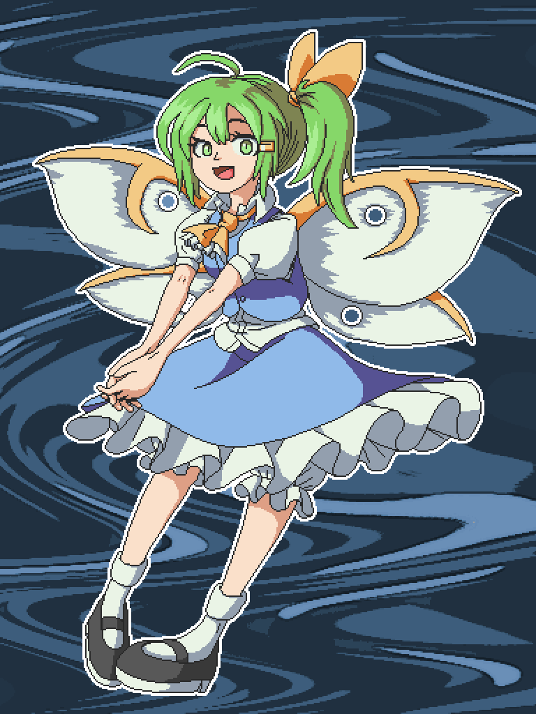 daiyousei (touhou and 1 more) drawn by aksawshin