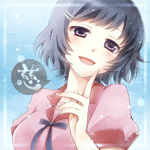 hanekawa tsubasa (monogatari and 1 more) drawn by shima_riu