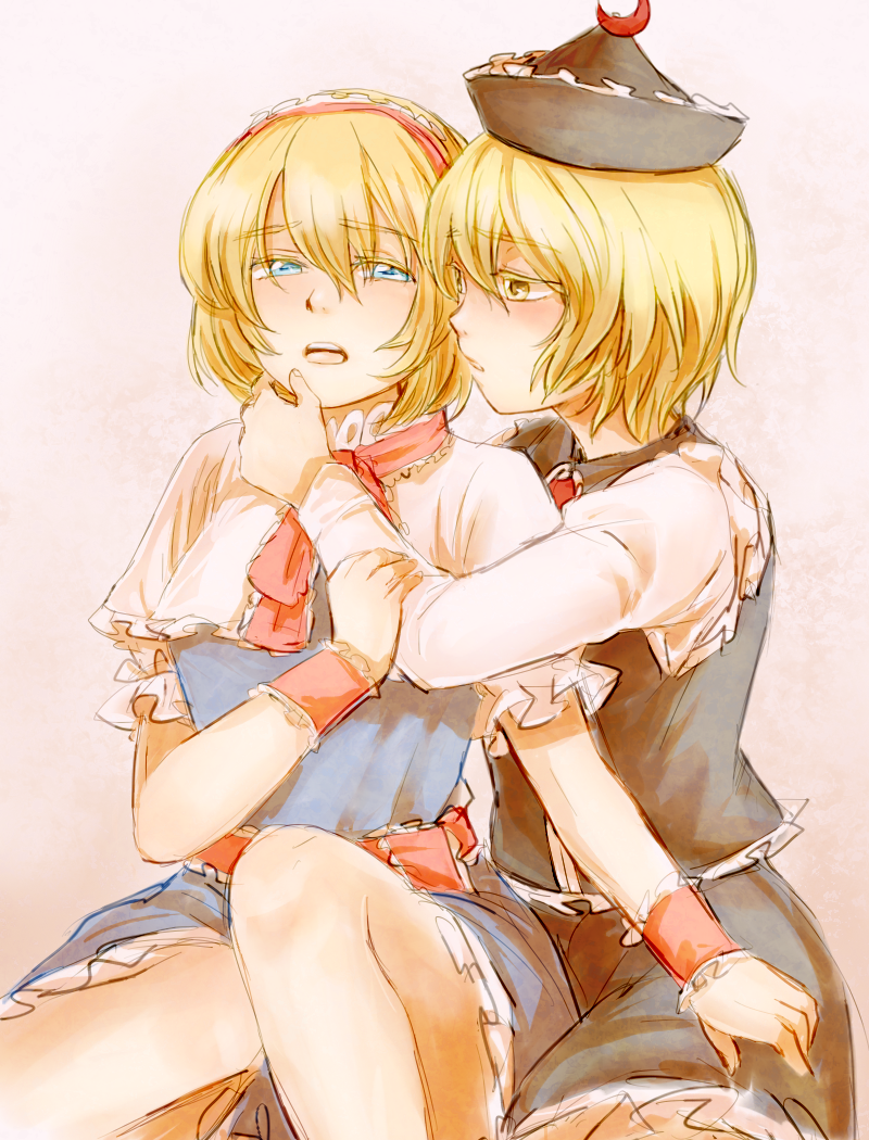alice margatroid and lunasa prismriver (touhou) drawn by furorida