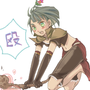 poring and mage (ragnarok online) drawn by kafuu_iroha