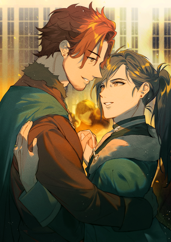 sylvain jose gautier and felix hugo fraldarius (fire emblem and 1 more) drawn by lirica