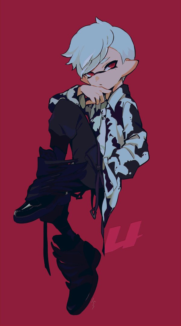 inkling player character and inkling boy (splatoon) drawn by imaikuy0