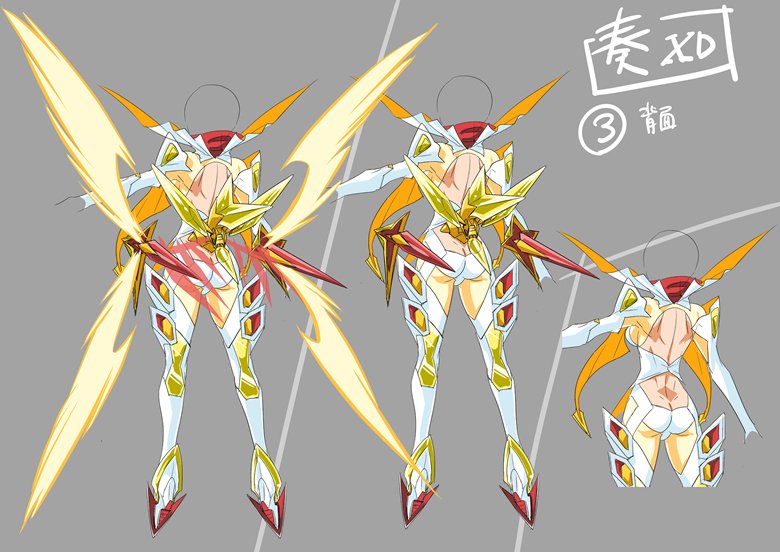 amou kanade (senki zesshou symphogear and 1 more)