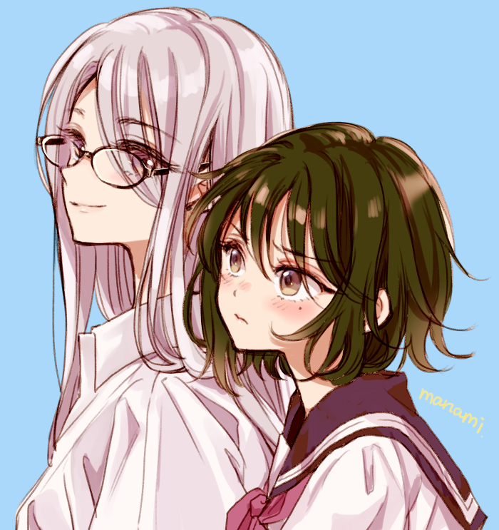 meigetsu yuu and previous himawari-san (himawari-san) drawn by sugano_manami
