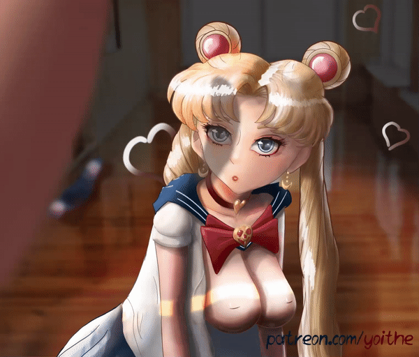 tsukino usagi and sailor moon (bishoujo senshi sailor moon) drawn by yoithe