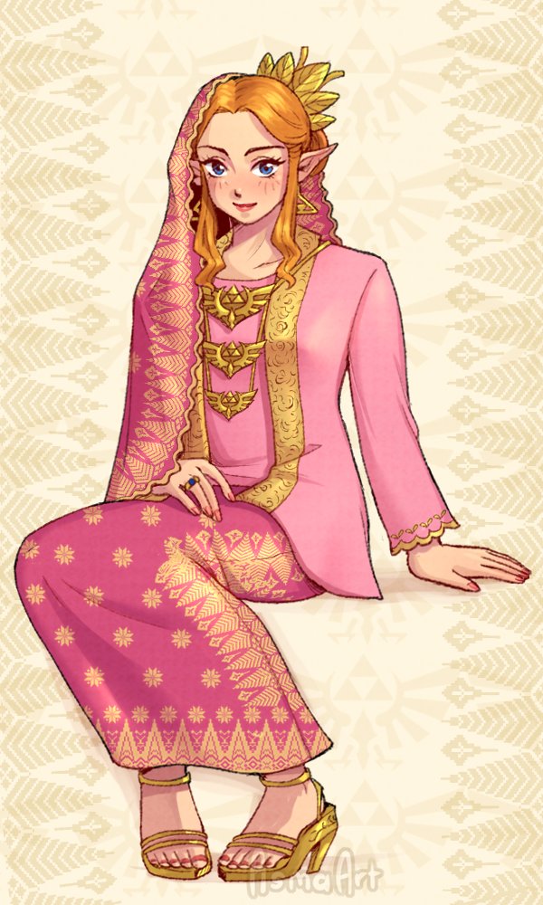 princess zelda (the legend of zelda and 1 more) drawn by asma_art
