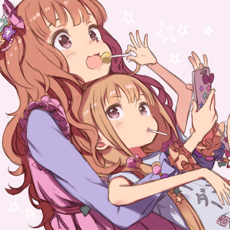futaba anzu and moroboshi kirari (idolmaster and 1 more) drawn by kuroboshi_kouhaku