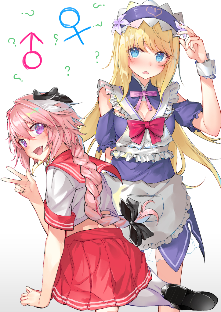 astolfo and chevalier d'eon (fate and 1 more) drawn by hakuishi_aoi