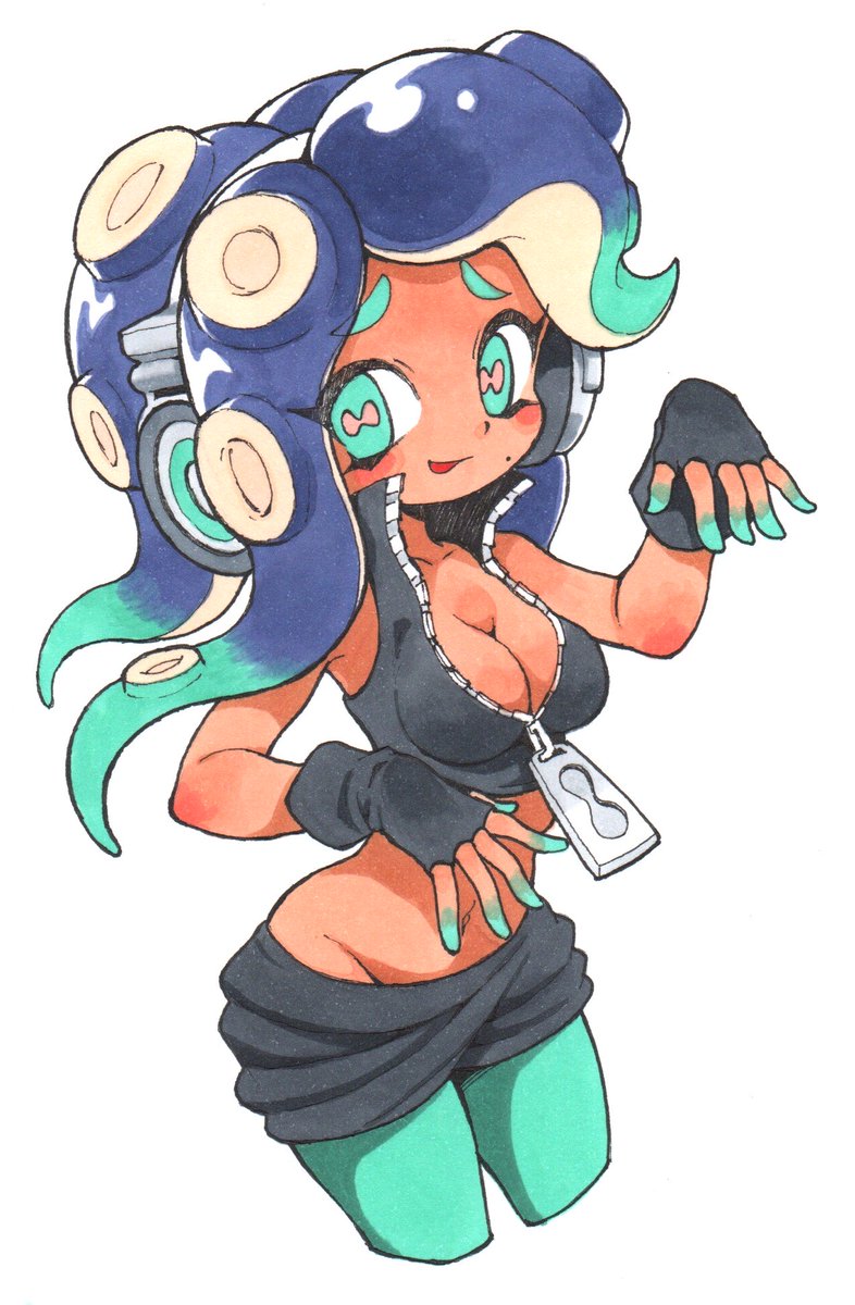 marina (splatoon and 1 more) drawn by oyatsu_(mk2)