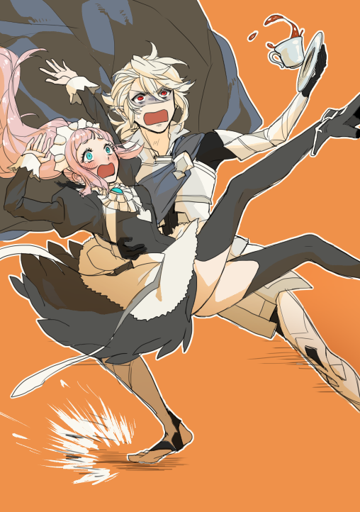 male corrin and felicia (fire emblem and 1 more) drawn by popolanias