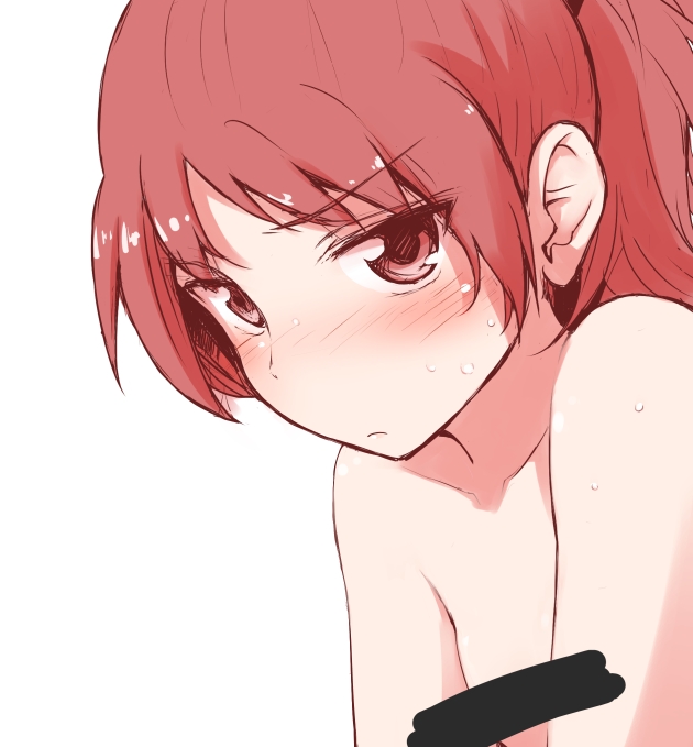 sakura kyoko (mahou shoujo madoka magica) drawn by ryuunosuke_(luckyneco)