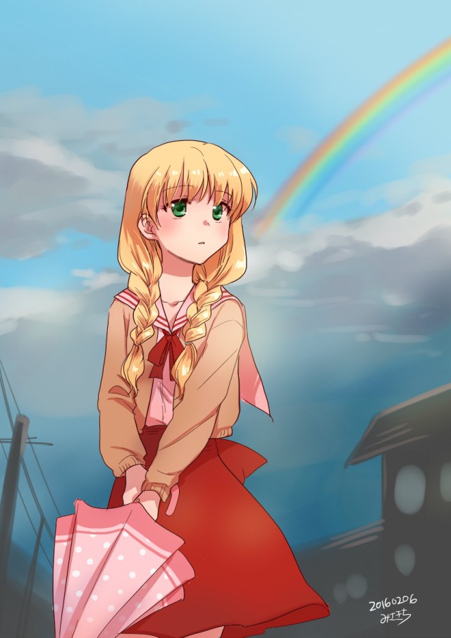satomura akane (one - kagayaku kisetsu e) drawn by misaki_juri