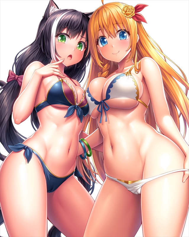 karyl and pecorine (princess connect!) drawn by lambda_(kusowarota)