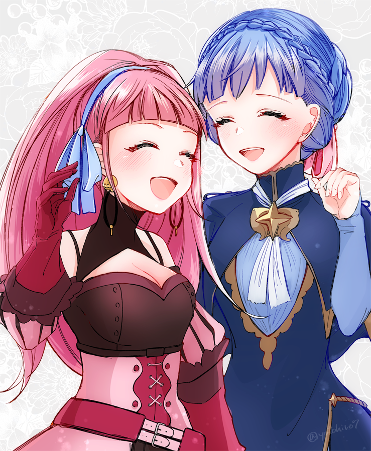 hilda valentine goneril and marianne von edmund (fire emblem and 1 more) drawn by yutohiroya