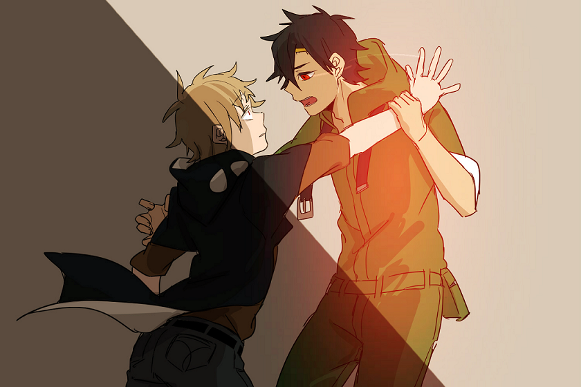 kano shuuya and seto kousuke (kagerou project) drawn by nekome3