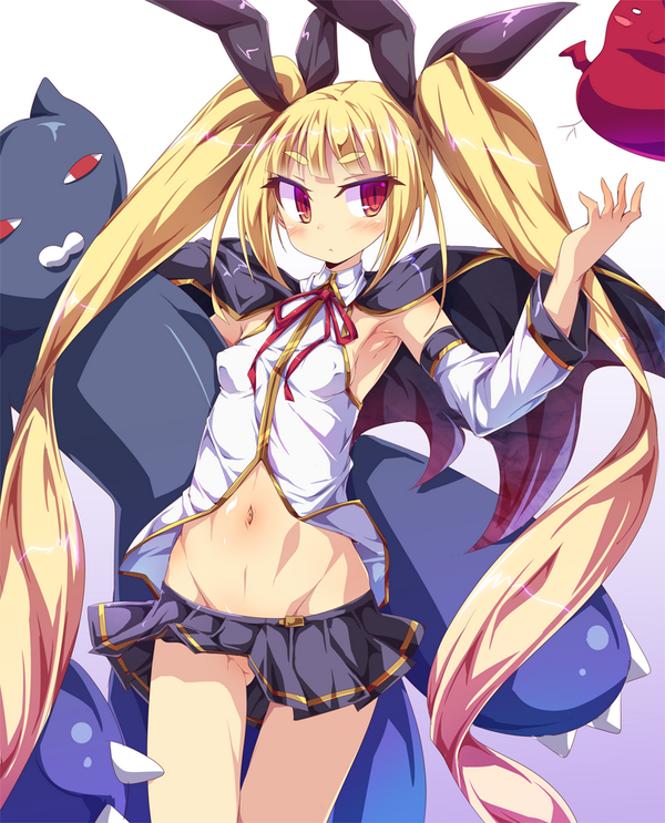 rachel alucard, gii, nago, and celica a. mercury (blazblue) drawn by toraishi_666