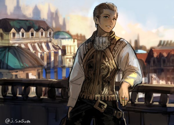 balthier (final fantasy and 1 more) drawn by sasumata_jirou