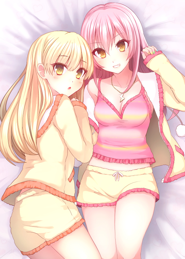 jougasaki mika and jougasaki rika (idolmaster and 1 more) drawn by kamanatsu