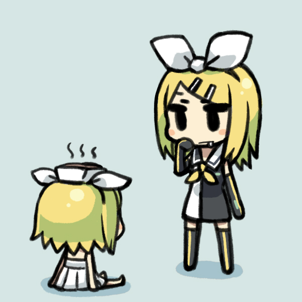 kagamine rin (vocaloid and 1 more) drawn by chan_co