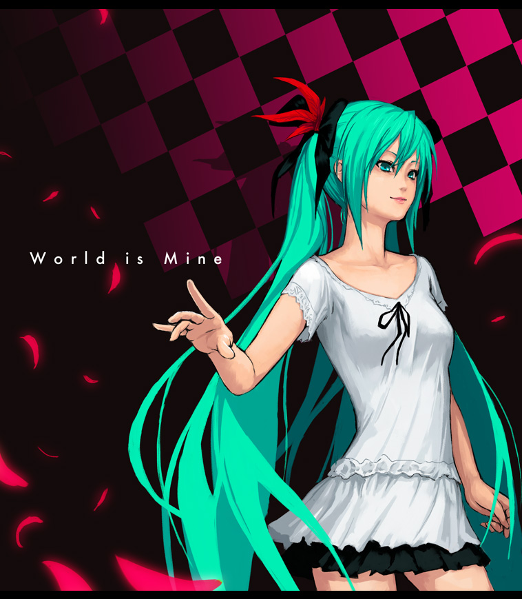 hatsune miku (vocaloid and 1 more) drawn by yuuji_(and)