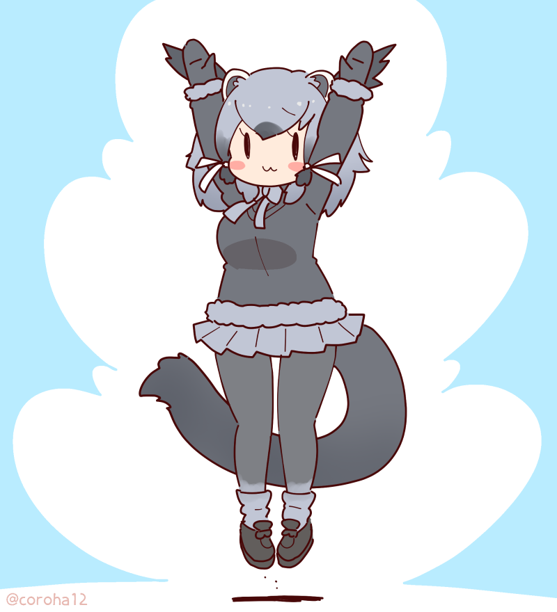 binturong (kemono friends) drawn by coroha