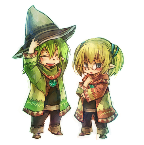shantotto and karaha-baruha (final fantasy and 1 more) drawn by fujiwara_akina