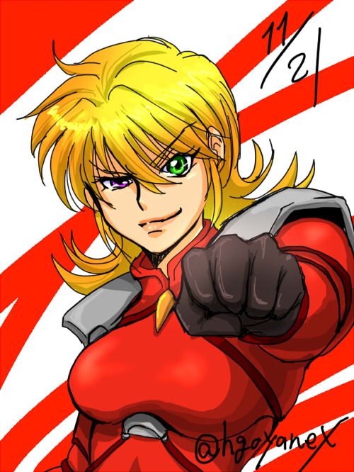 katina tarask (super robot wars and 1 more) drawn by hgoyan