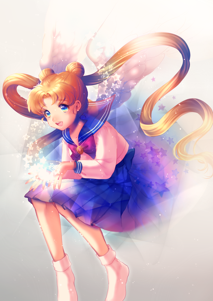 tsukino usagi (bishoujo senshi sailor moon) drawn by momoshiki_tsubaki