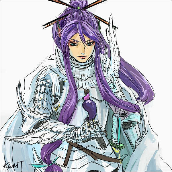 kamui gakupo and griffith (vocaloid and 1 more) drawn by kwmt