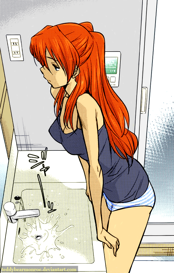 souryuu asuka langley (neon genesis evangelion) drawn by teddybearmonroe