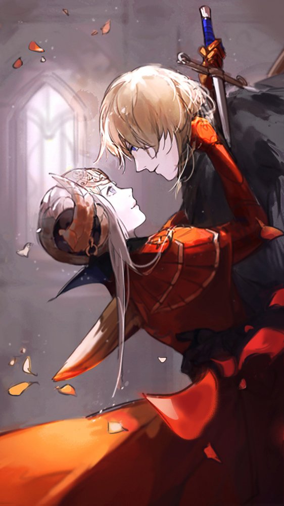 edelgard von hresvelg and dimitri alexandre blaiddyd (fire emblem and 1 more) drawn by n0ise