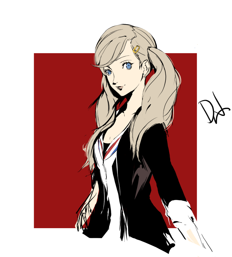 takamaki anne (persona and 1 more) drawn by dh_(brink_of_memories)