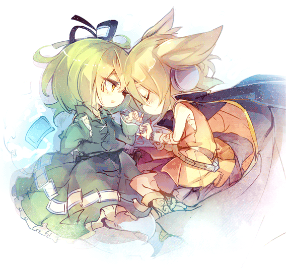 toyosatomimi no miko and soga no tojiko (touhou) drawn by cis_(carcharias)