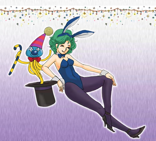 heroine, gadabout, and healslime (dragon quest and 2 more) drawn by nao_(moji)