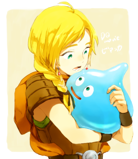 slime and bianca (dragon quest and 1 more) drawn by haruno77