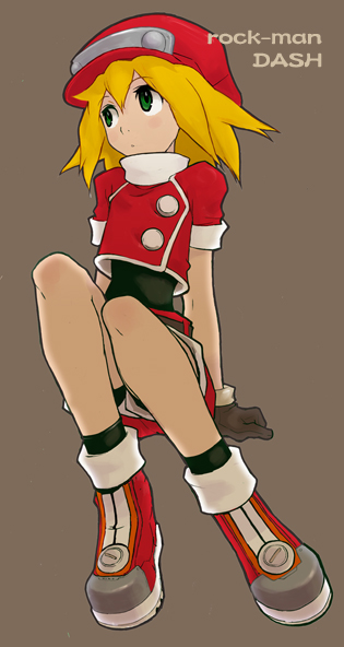 roll caskett (mega man and 1 more) drawn by abe_jun