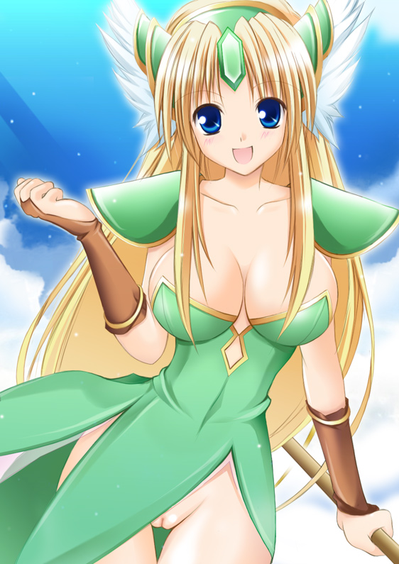 riesz (seiken densetsu and 1 more) drawn by womi