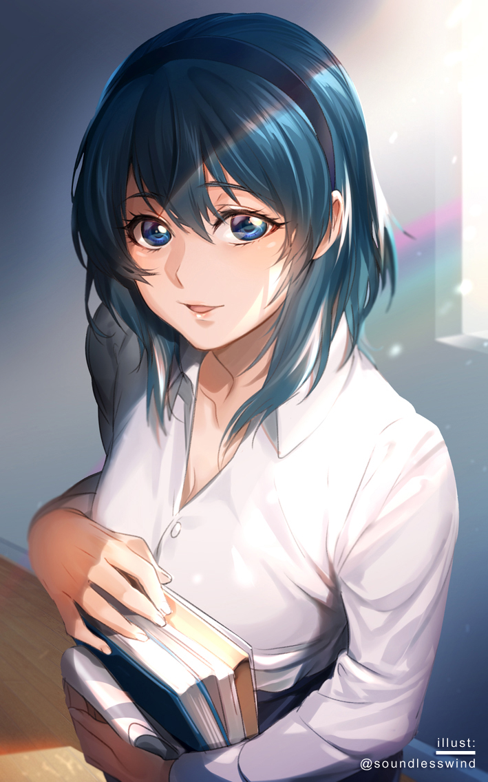 female byleth (fire emblem and 1 more) drawn by kaze-hime