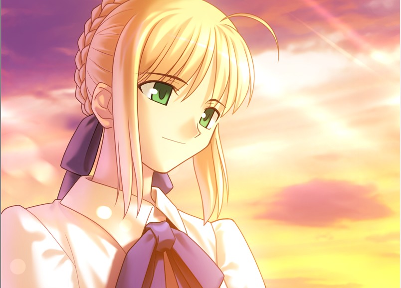 artoria pendragon and saber (fate and 1 more) drawn by takeuchi_takashi