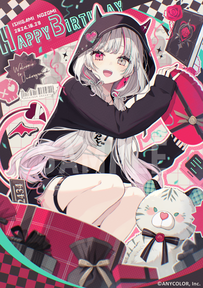 ishigami nozomi (nijisanji) drawn by akakura