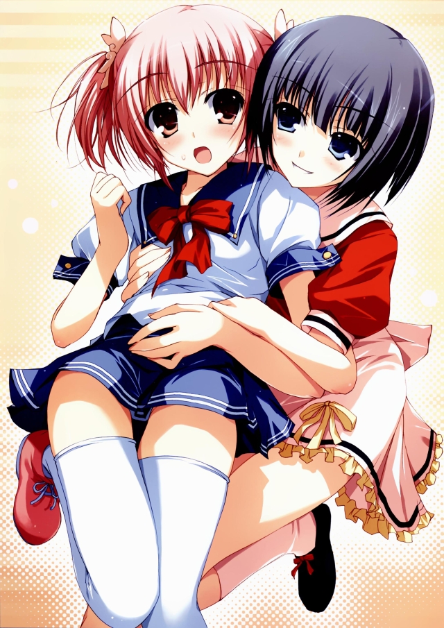 aizawa tobari and hazumi kotori (fairchild) drawn by tomose_shunsaku