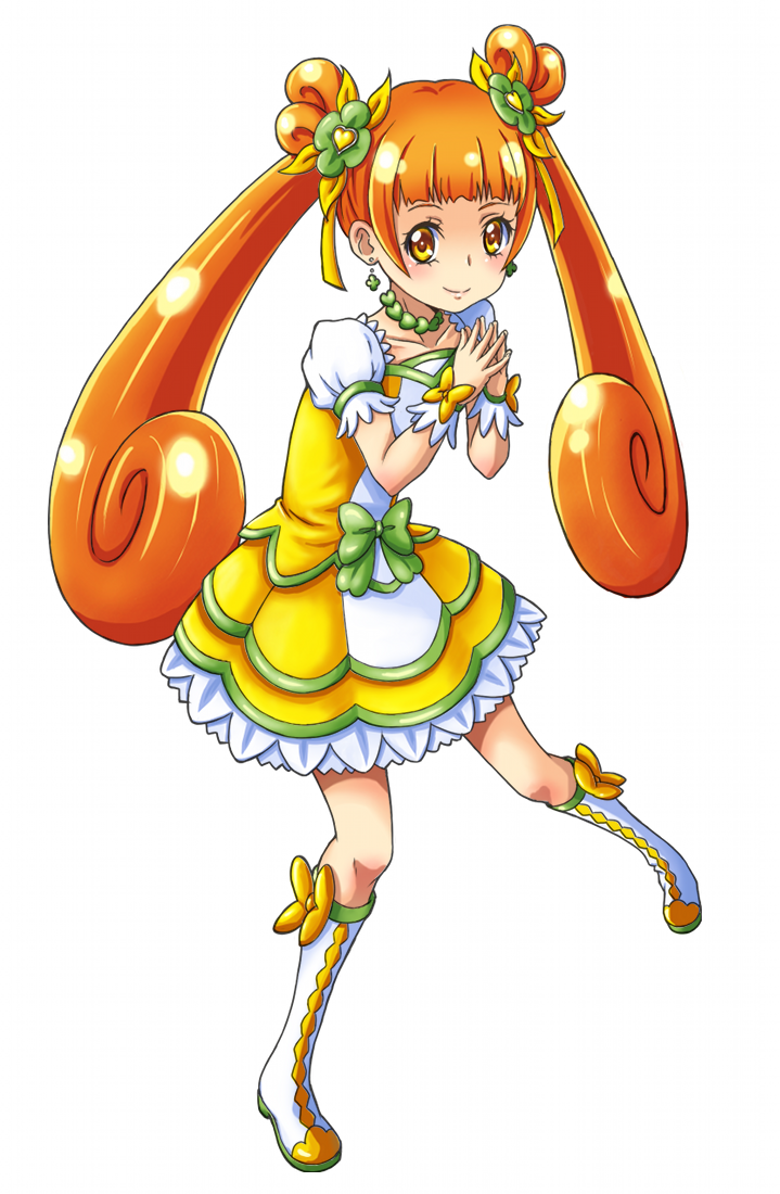 yotsuba alice and cure rosetta (precure and 1 more) drawn by mitamura-kun_(landcell)
